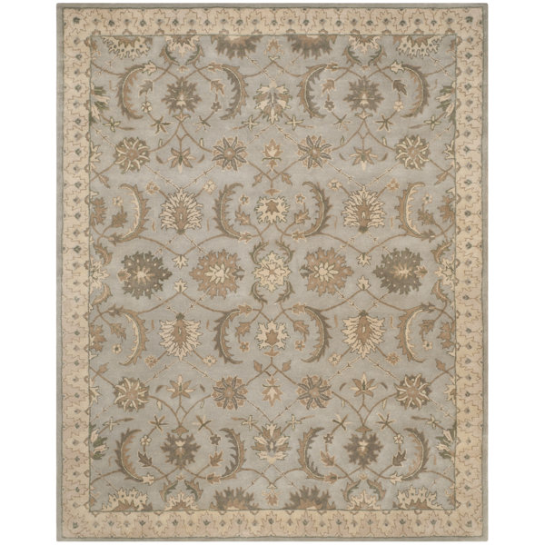 Birch Lane™ Heritage Garey HandTufted Beige/Gray Area Rug Birch Lane